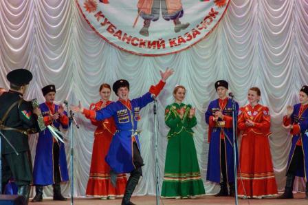 Тбилисские "Казачата" заняли второе место в краевом фестивале